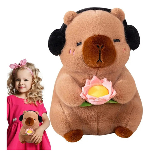 - A Peluche De Capibara De 25 Cm, Bonito Peluche De Capibara
