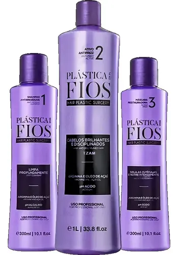 Escova progressiva Cadiveu Professional PLASTICA DOS FIOS alisame...