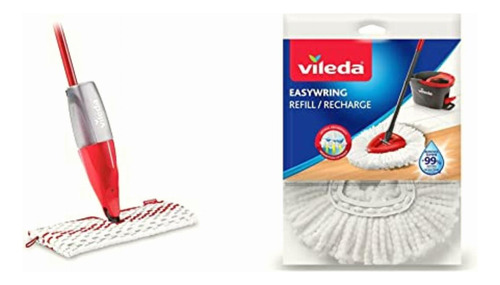 Vileda Promist Max, Mop Microfibra Reutilizable Con