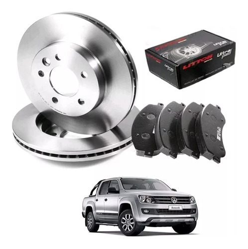 Kit Discos Y Pastillas De Freno Amarok Calidad Original