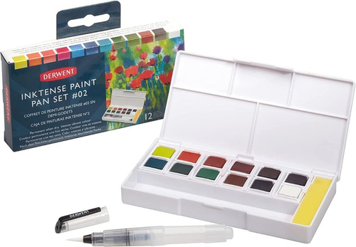 Derwent Pintura Inktense X 12 Pastillas #2