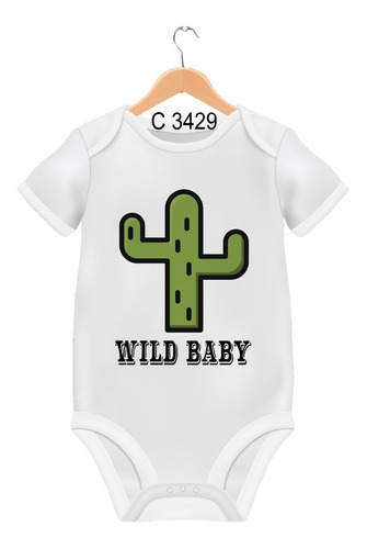 Body De Bebês Infantil Brutinho Wild Baby C3429