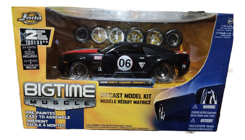 Jada Toys Bigtime Model Kit 2008 Chevy Camaro Escala 1/24