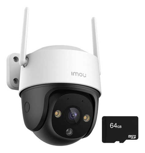 Cámara De Seguridad  Dahua Kit-ipcs21fen-v2 Con Resolución De 2mp Visión Nocturna Incluida Blanca