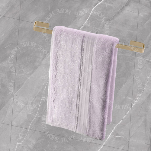 Imagem 3 de 7 de Kit Acessorios Ss Peças Dourado 4 Peças Banheiro Lavabo