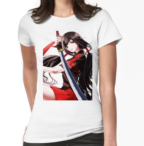 Camisa De Dama Moderno Estilo Blood C Anime Sobrenatural