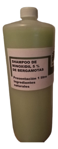 Shampoo Minoxidil 5% Con Bergamota