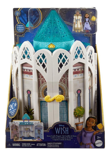 Playset Castelo De Rosas Filme Wish Disney Com Luz Mattel
