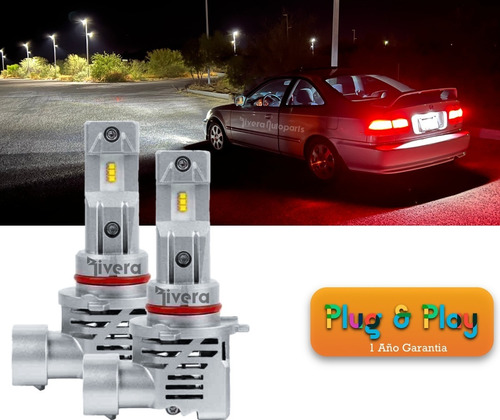 W3 Kit Luces Led Tipo Xenon Hid H11 Baja Mitsu Eclipse 1995