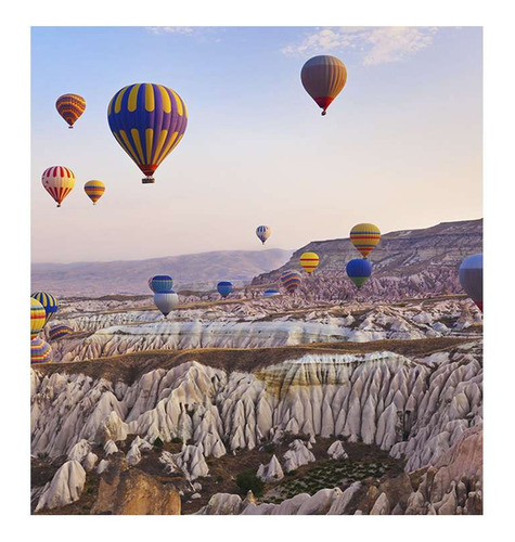Vinilo 100x100cm Capadocia Globos En Turquia Viajar Travel