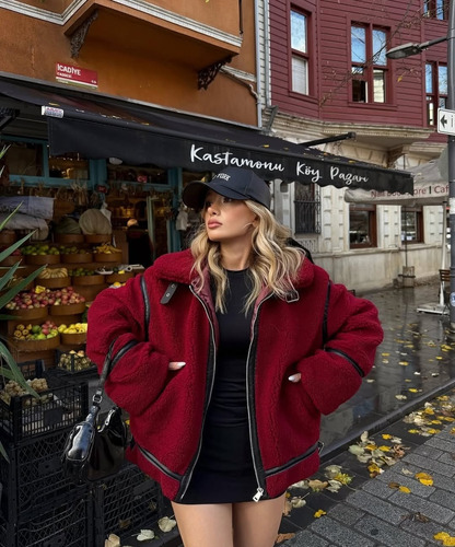 Campera Yd Mujer Piel Sintética Ultra Liviana