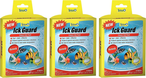 Tabletas De Guardia Tetra Ick - 24 Tabletas Total (3 Paquete
