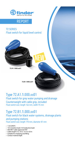 Boya Ctrl De Nivel 1cc 10a 15m H05 Rnf Finder 72a110001501