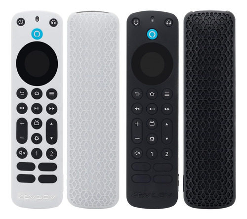 Case De Silicona Zevgov Para Alexa Voice Remote Pro 2022, De
