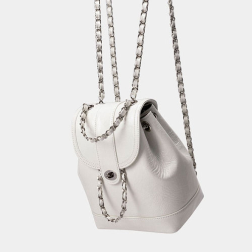 Bolso De Hombro Con Cadenas, Mochila De Cera Al Óleo Para Ot