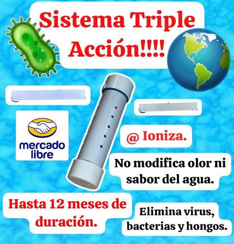 Cartucho Antisarro 12 Meses Plus Tinacos Hasta 10000 Litros