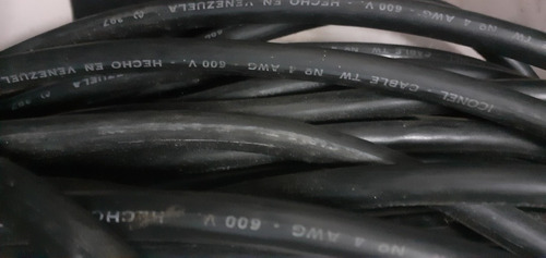 Cable Tw  De Luz N°4 De 600v Awg