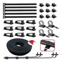 Comprar Kit Ordena Cables Para Escritorio Adhesivos Rollo Velcro X28