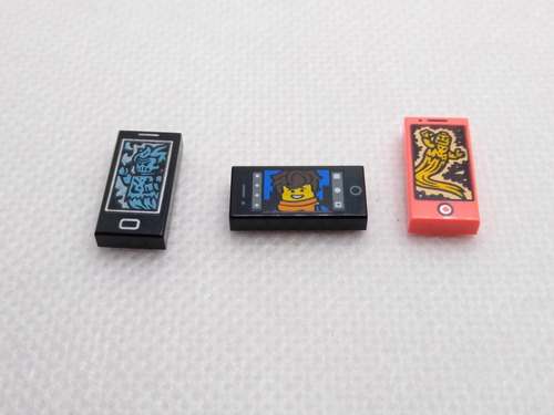 Lego Accesorios Lote De 3 Teléfonos Celulares / Móviles 