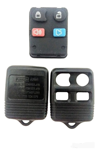 Carcaza Control Remoto Ford 4 Botones