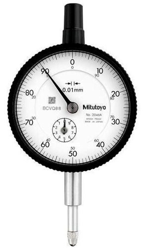 Relógio Comparador 10mm Resolução 0,01mm Mitutoyo 2046a