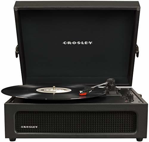 Tocadiscos Portatil Crosley Cr8017a-bk Voyager Vintage Con R