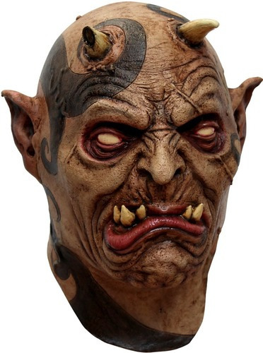 Máscara De Diablo Devil's Ink Disfraz Demonio Halloween Idea
