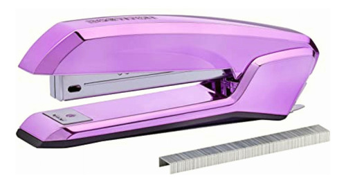 Bostitch Ascend Grapadora 3 En 1 Con Removedor Integrado Y Color Purpura Metálico