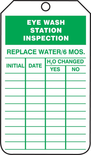 Etiqueta Registro Inspeccion Cartulina Pf Verde Blanco