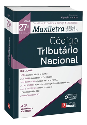 Código Tributário Nacional - Coleção Maxiletra - 27ª Edição