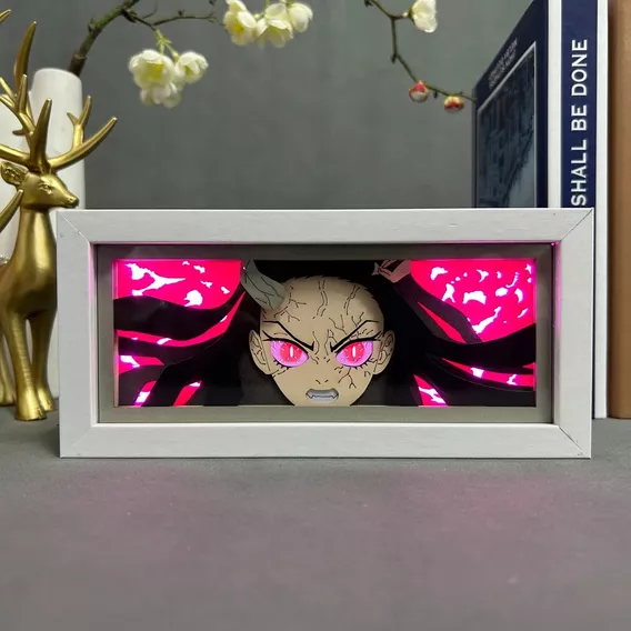 Anime Demon Slayer Light Box Home Creative Nightlight Manga
