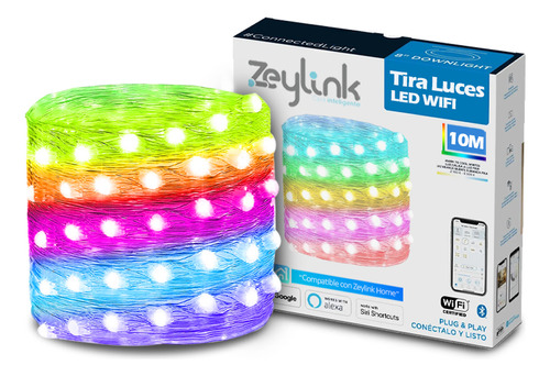 Tira Cinta De Luz Led Wifi Hada 10m Sinc Musica Alexa Google