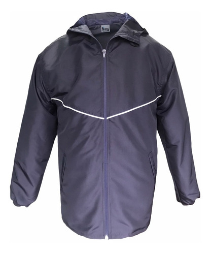 Campera Rompeviento Impermeable Capucha Reflectivo