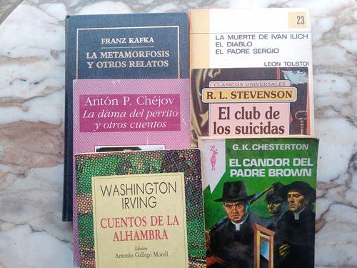 Lh Lote Chesterton Stevenson Tolstoi Irving Chejov Kafka