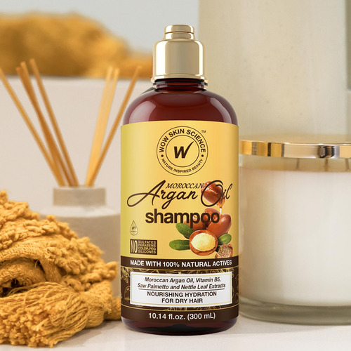 Wow Skin Science Moroccan Argan Oil Shampoo - Sulfate Free S