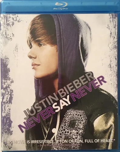 Justin Bieber Blu-ray Never Say Never Sellado Importado