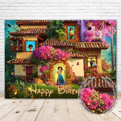 Fondo Decorativo Disney Encanto Feliz Cumpleaños