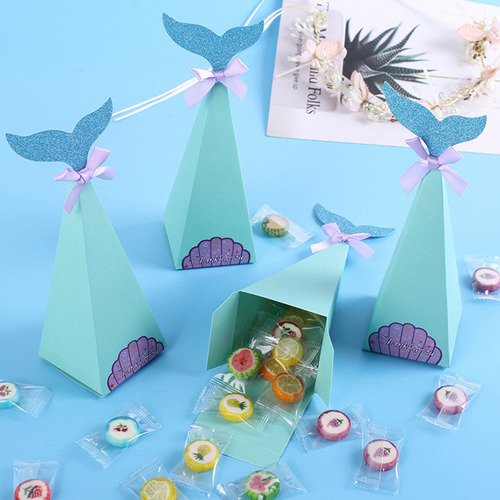 Caja De Embalaje Para Caramelos Baby Mermaid, 30 Unidades