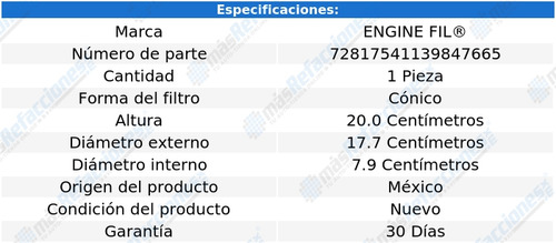 Filtro Para Aire Ranger V6 4.0l De 1995 A 1996 Engine Fil
