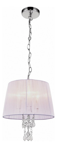 Lustre Barcelona 3l E27 Base E Estrutura Em Aço Cromo - K9