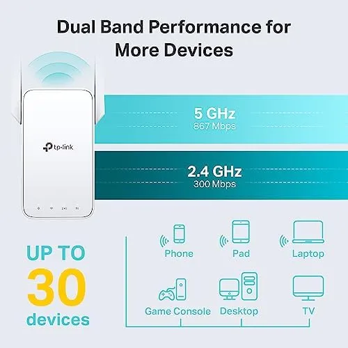 Extensor Wifi Tp-link Con Puerto Ethernet, Amplificador De S
