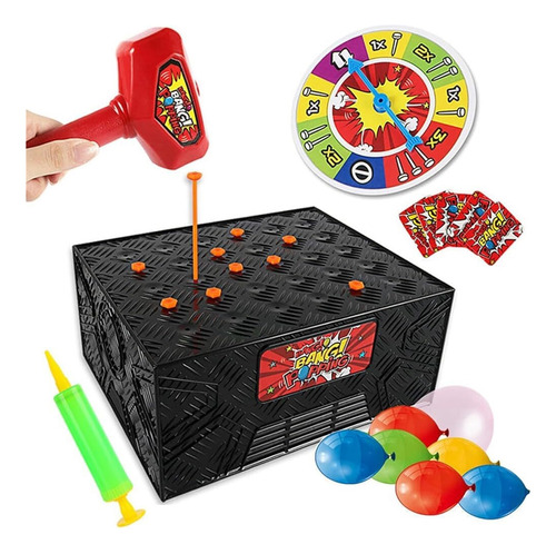 Juego De Fiesta Con Caja De Globos Explosivos De Broma