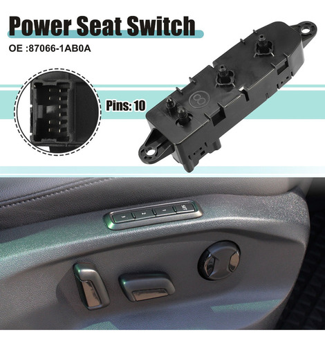 Interruptor Asiento Eléctrico Izq Para Nissan Altima Rogue 2
