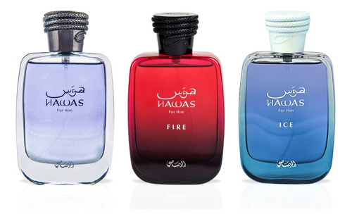 Perfume Rasasi Hawas, Perfume Hawas Ice & Hawas Fire 1