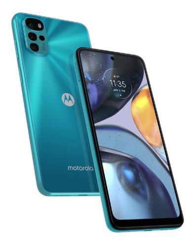 Celular Motorola Moto G22 128gb 4gb Ram 90hz Celeste Ártico