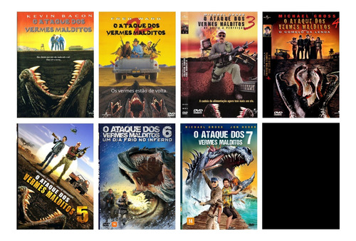 Coleção Dvds Filmes: O Ataque Dos Vermes Malditos