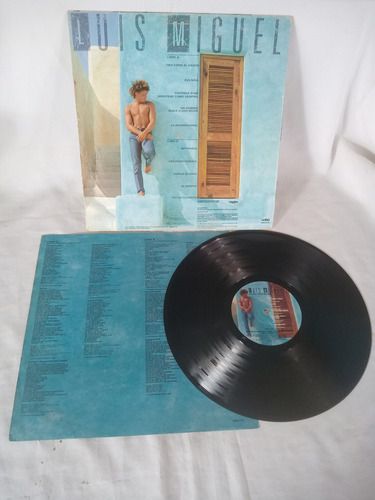Lp Luis Miguel Un Hombre Busca Una Mujer Wea 1988 C/letras (Usado)