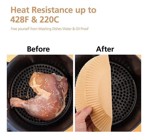 Air Fryer Special Paper, Plato De Papel Engrasado, Vasos De