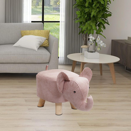 Banco De De Madera De Dibujos Animados Taburete De Rosa