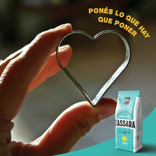 Harina De Trigo Leudante Pack 10 X 1 Kg Tassara Ideal Tortas